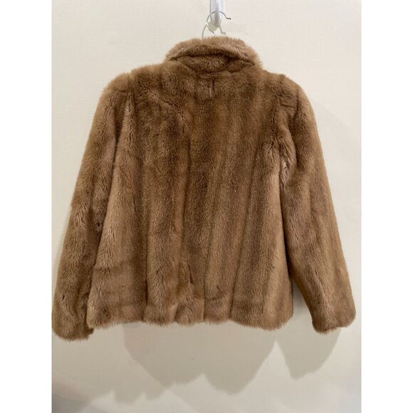 Vintage Mincara Faux Fur Coat By Russel Taylor Women's Medium - Picture 2 of 9